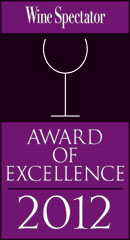 Wine Spectator Award of Excellence
